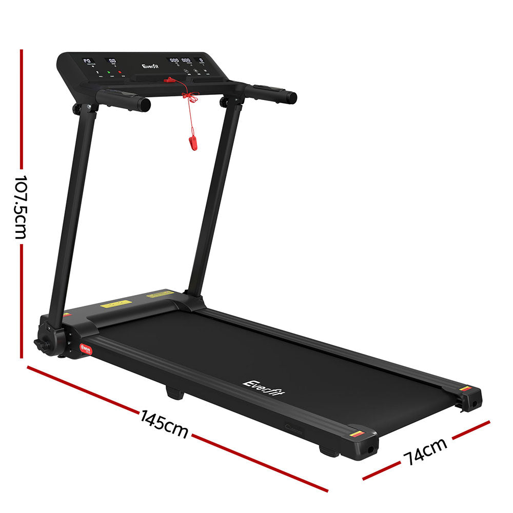 Callan Electric Foldable Treadmill – Black – 45 cm