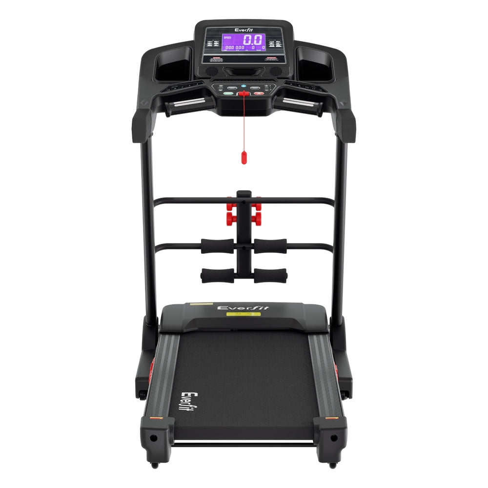 Kairo Electric Treadmill with Sit Up Bar – Black – 48 cm