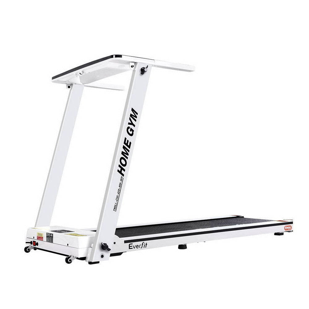 Milano Foldable Electric Treadmill – White – 42 cm Belt