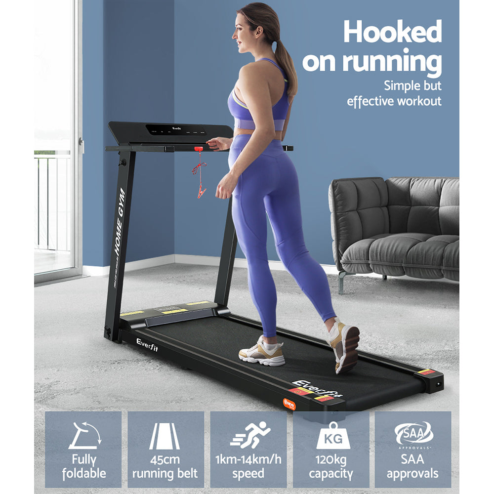 Maxrun Electric Treadmill – Black – 450mm