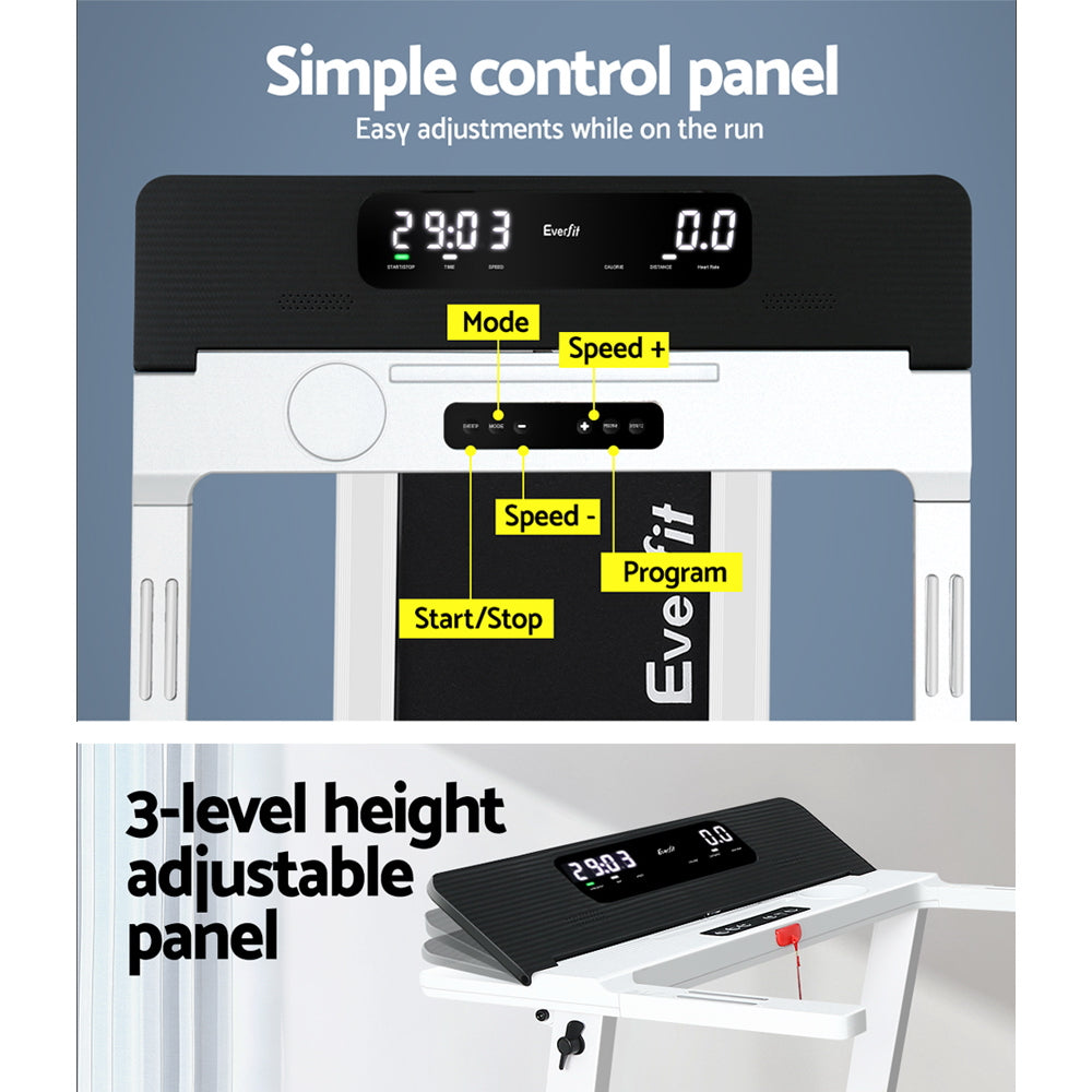 Maxrun Electric Treadmill – White – 450mm
