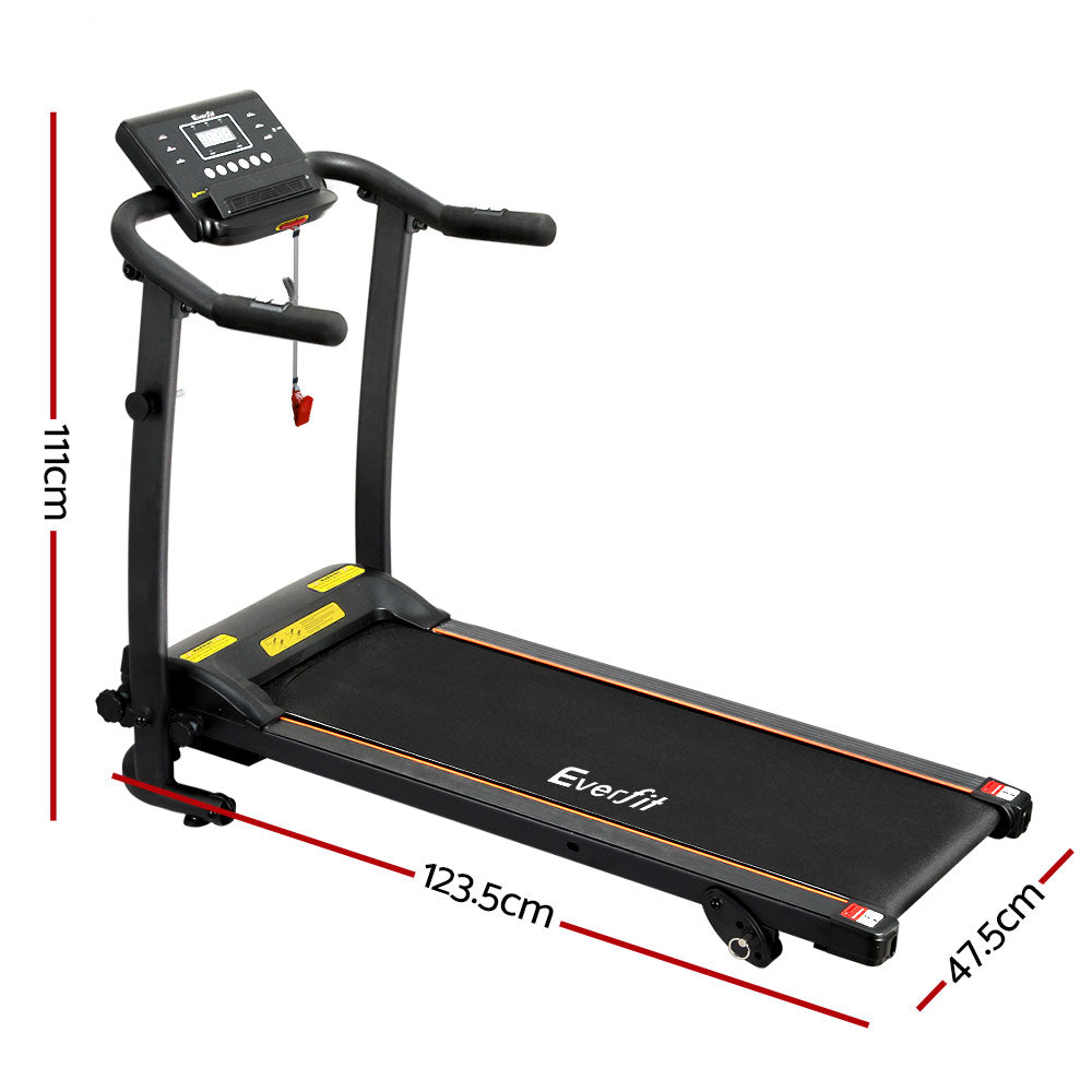 Vector Electric Treadmill – Black – 37 cm Belt