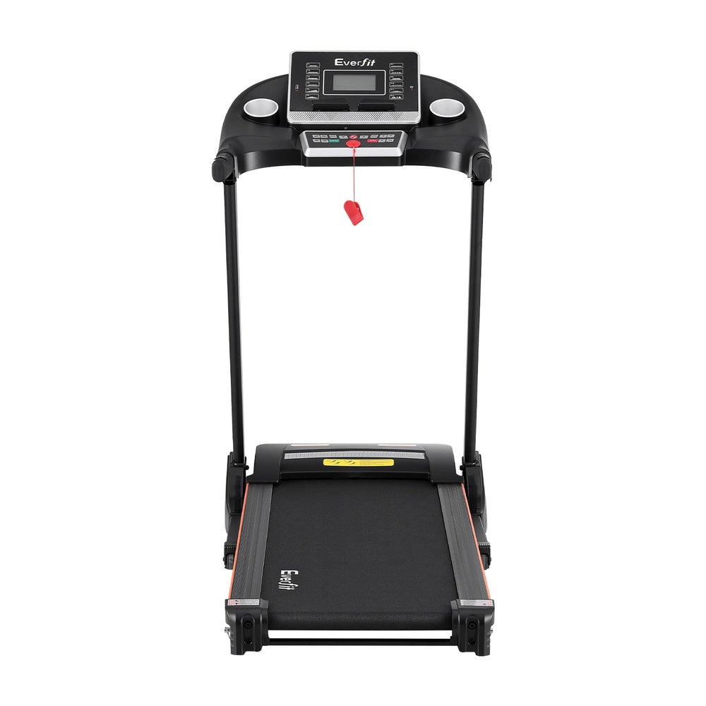 Titan Electric Treadmill with Hydraulic Incline – Black – 420 mm Belt
