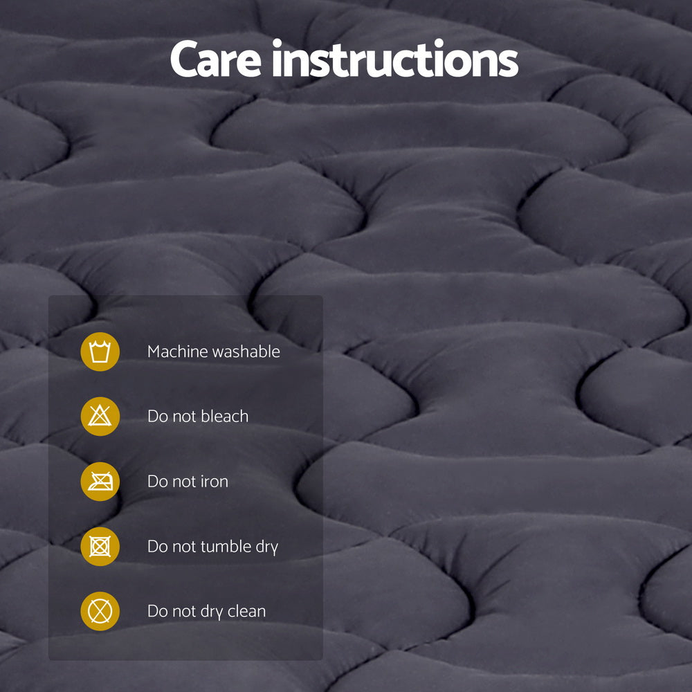 Alderon 3-Zone Mattress Topper – Beige / Cream – Queen