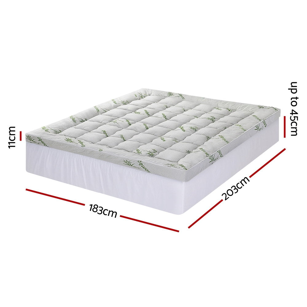 Breathe Mattress Topper – White – King