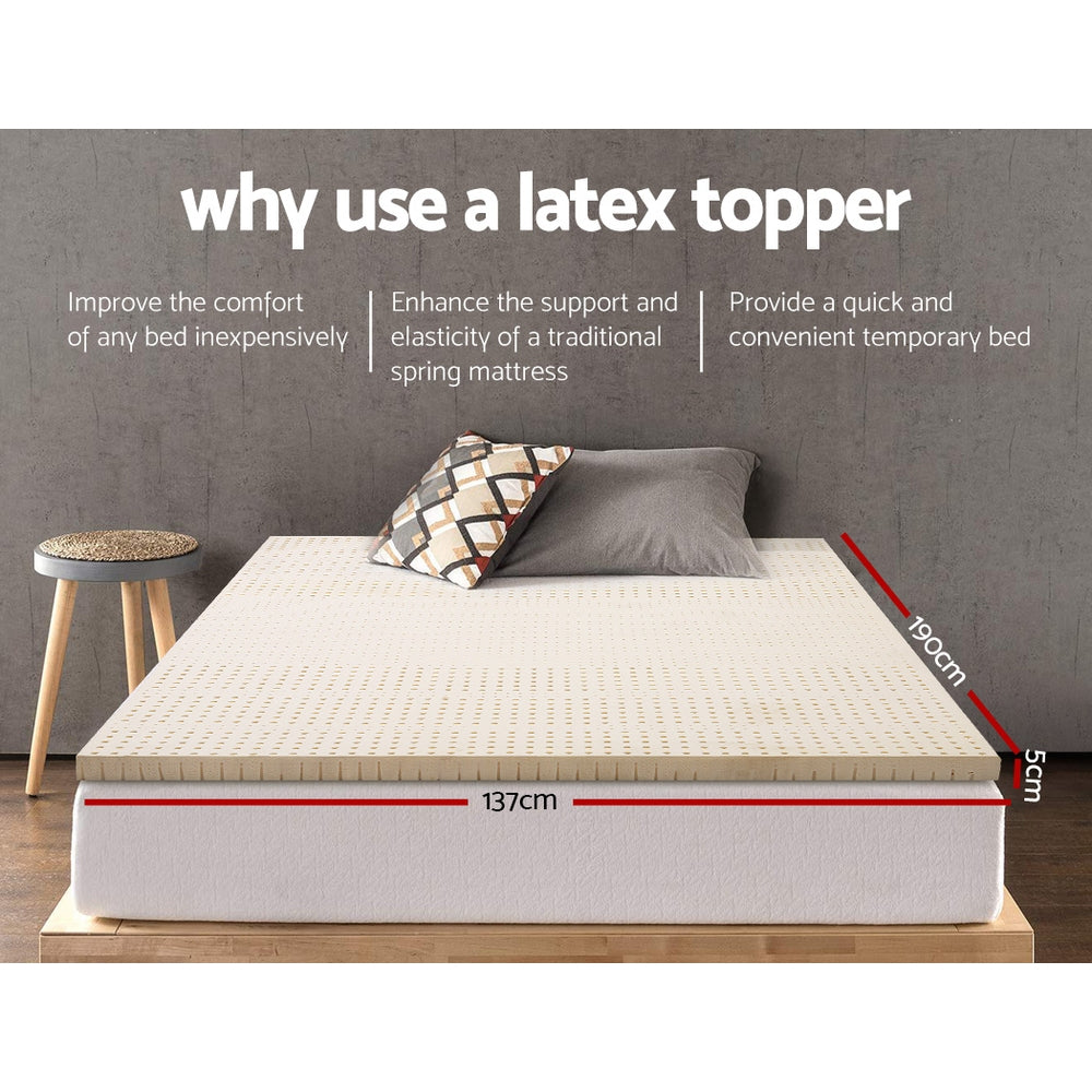 Cloudrest Latex Foam Mattress – White – Double
