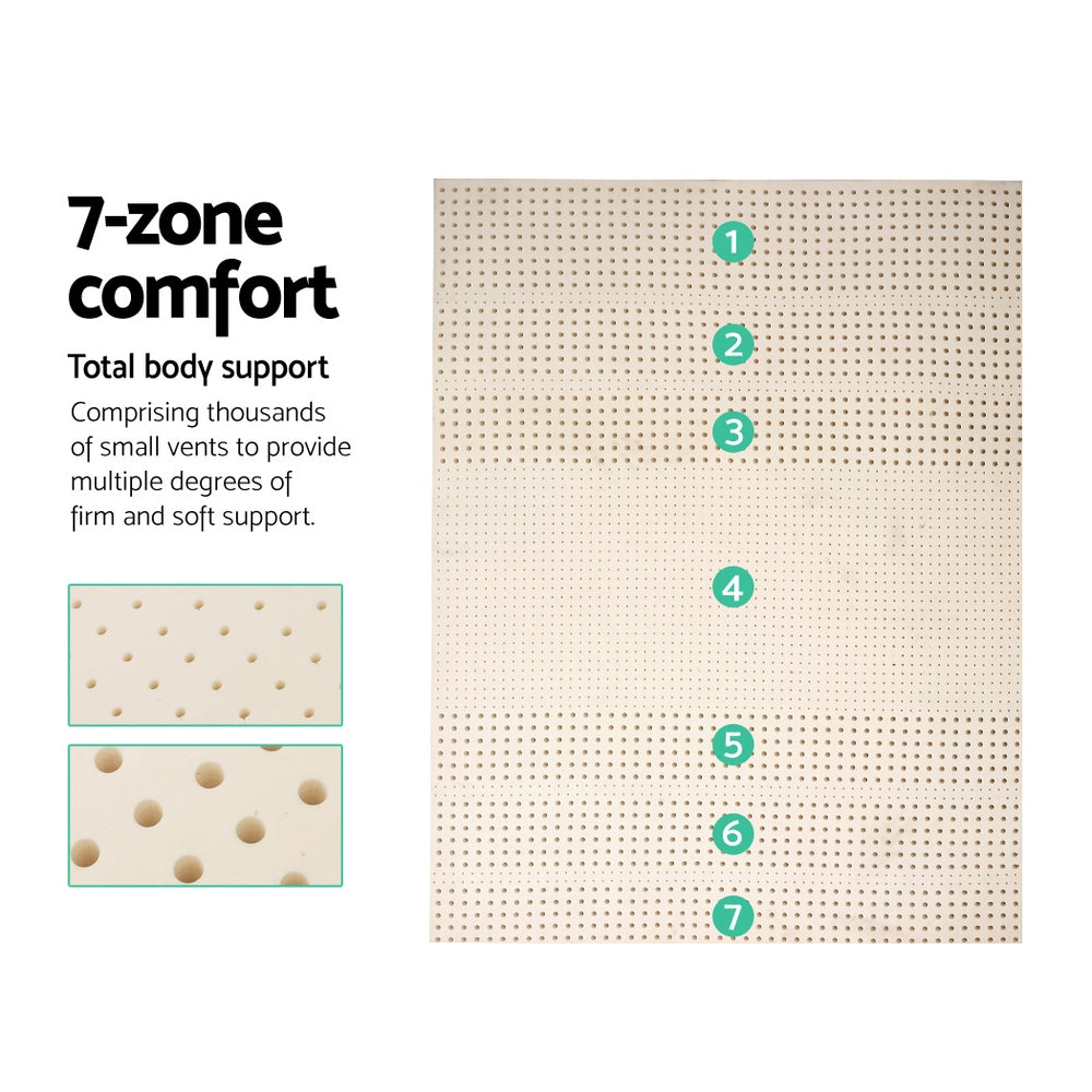 Cloudrest Latex Foam Mattress – White – Double