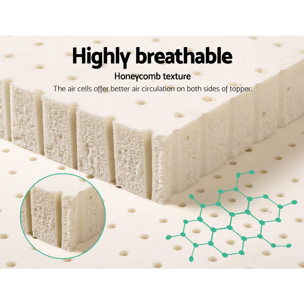 Lullaby Latex Foam Mattress – White – Queen
