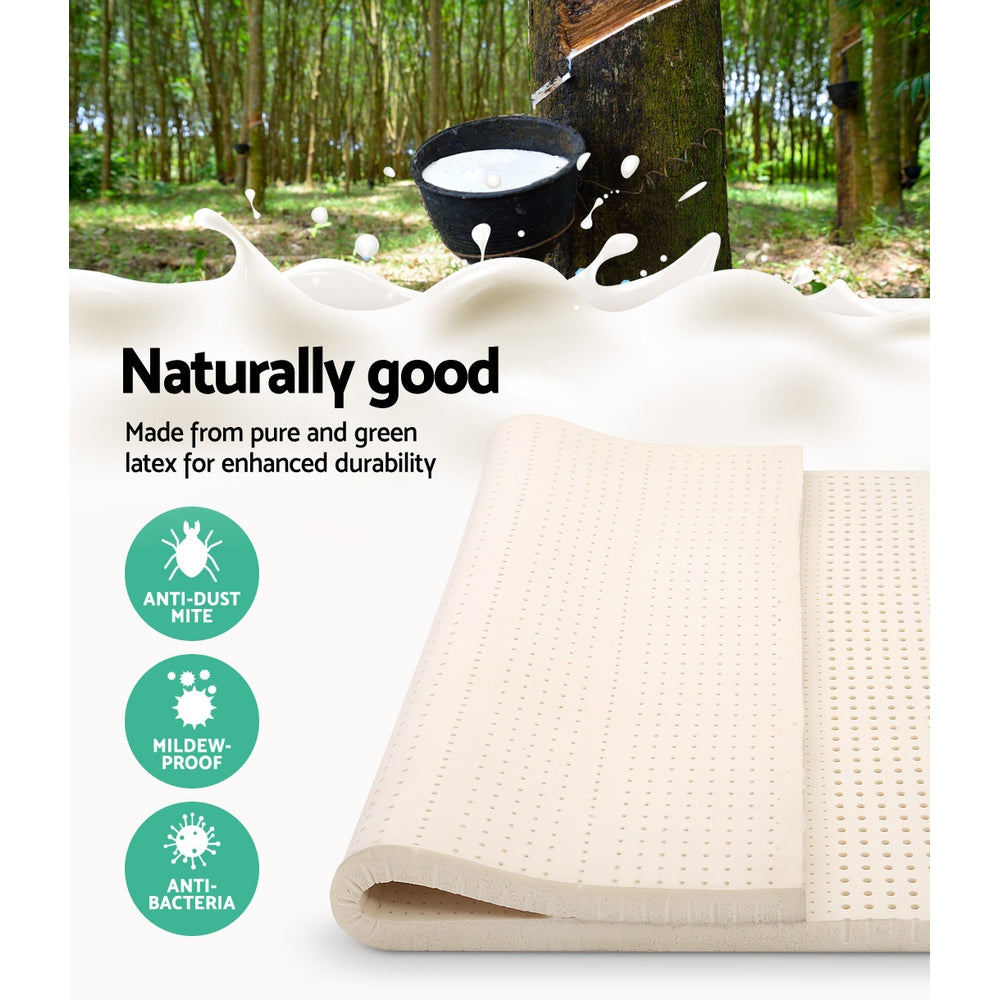 Lullaby Latex Foam Mattress – White – Queen