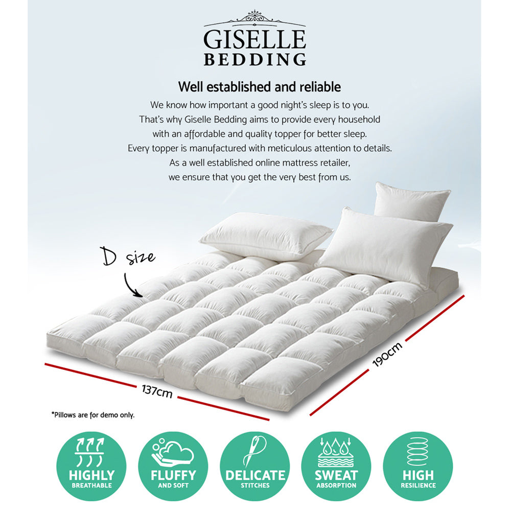 Elara Soft Mattress – White – Double