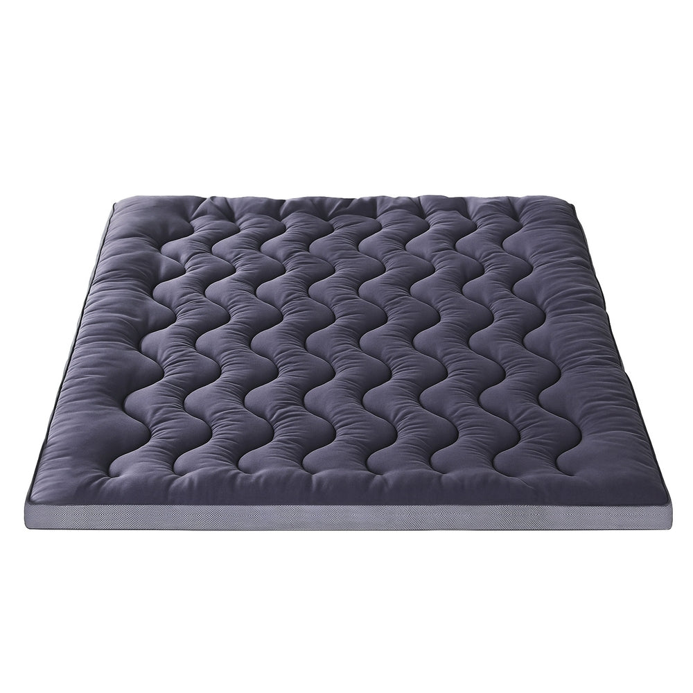Aurora Bamboo Charcoal Mattress Topper – White – King