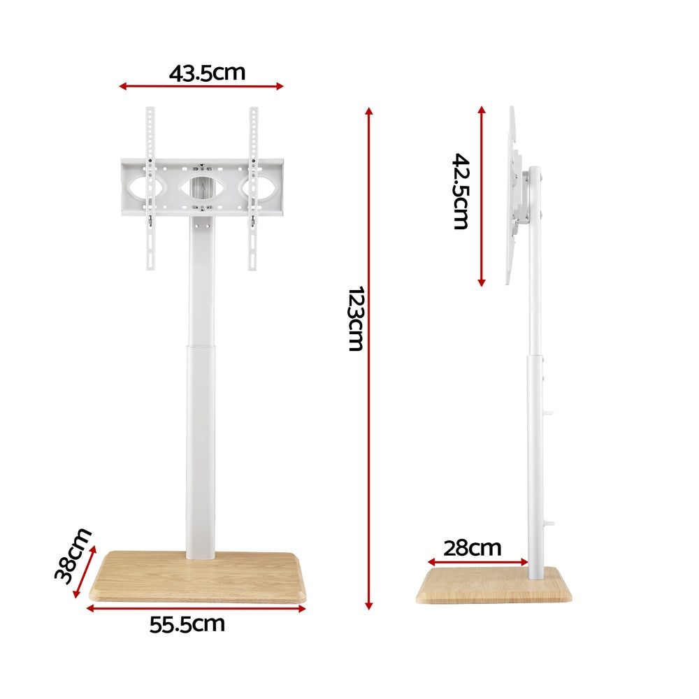 Nova TV Stand Floor Mount – White – 24-55 inch