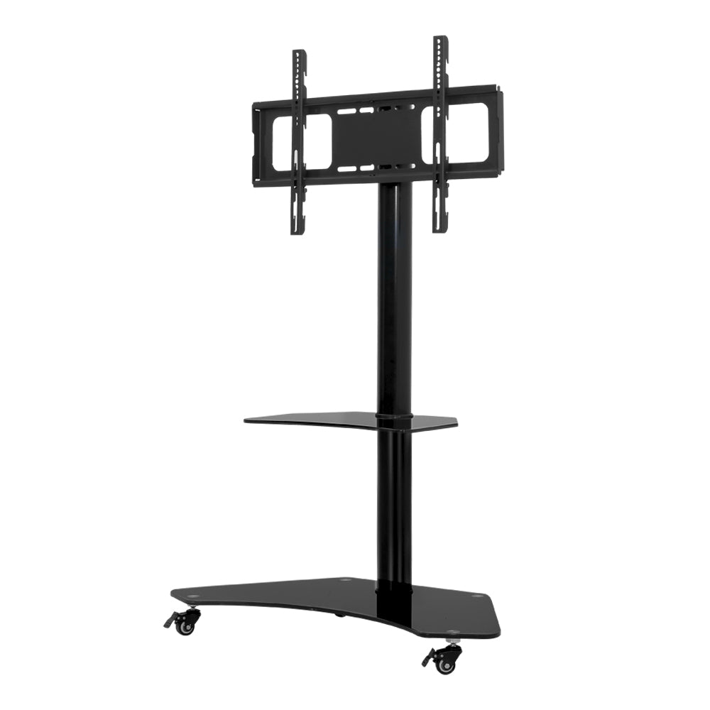 Hudson Mobile TV Stand – Black – 32" to 70"
