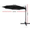 3 m Outdoor Umbrella - 360 Degree Tilt - Black