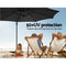 3 m Outdoor Umbrella - 360 Degree Tilt - Black