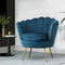 Velvet Armchair – Blue