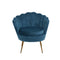 Velvet Armchair – Blue