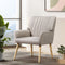 Fabric Armchair – Beige