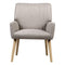 Fabric Armchair – Beige