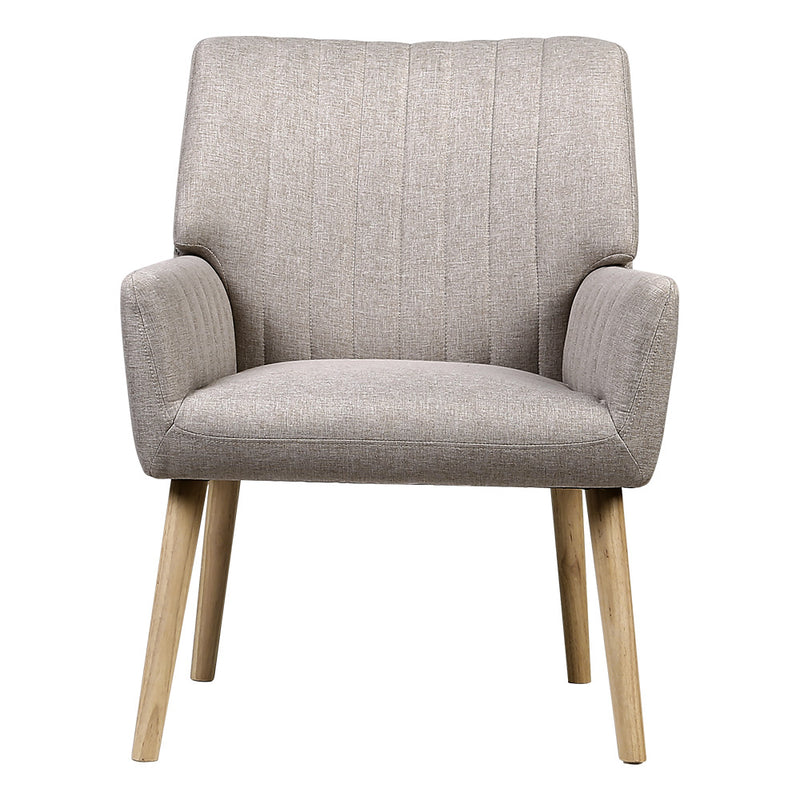 Fabric Armchair – Beige