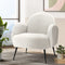 Boucle Armchair – White