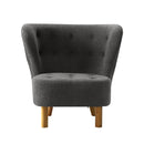 Accent Armchair – Bedroom Style, Charcoal