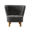 Accent Armchair – Bedroom Style, Charcoal