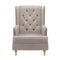 Linen Rocking Armchair - Beige