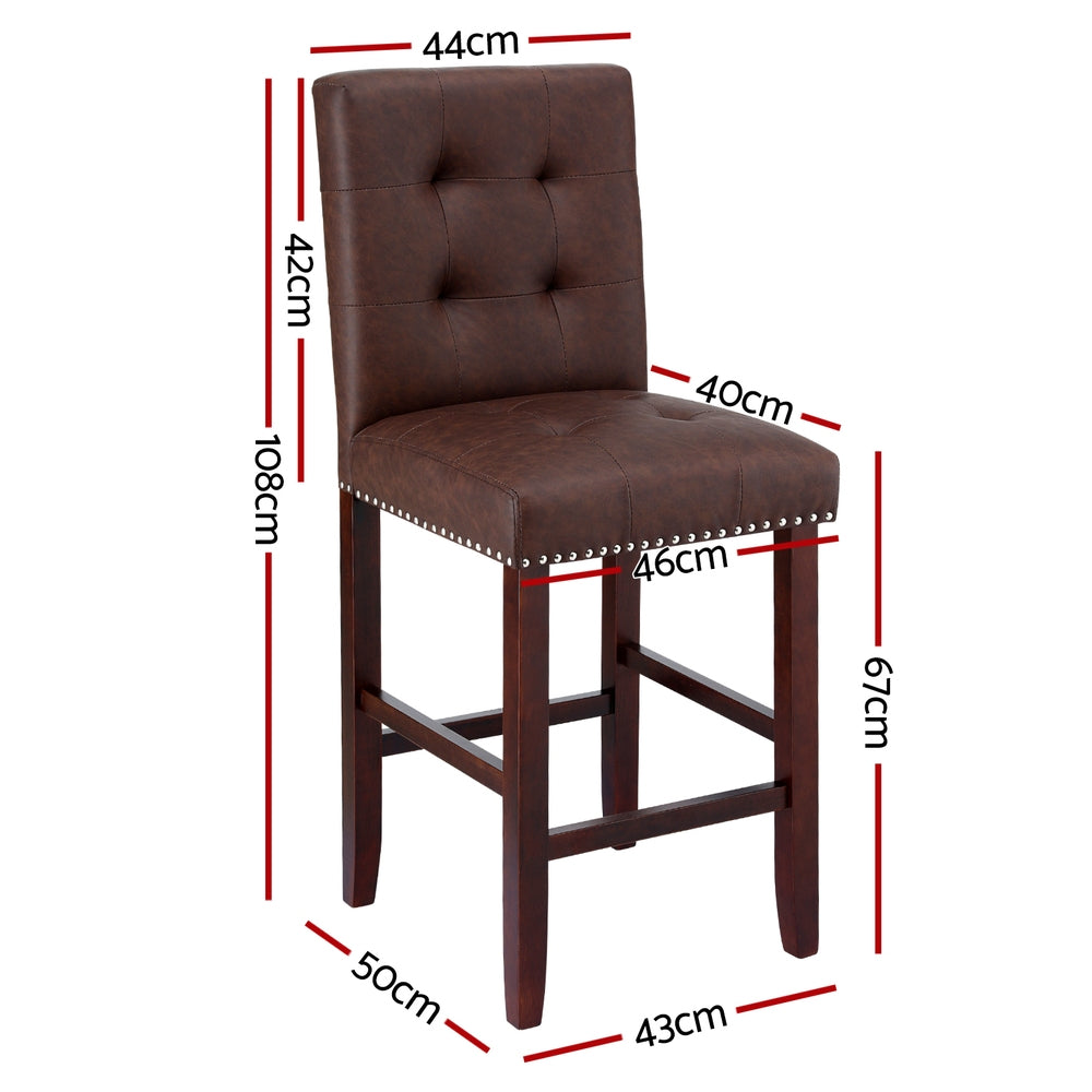 Cove Bar Stools – Brown – Set of 4