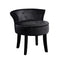 Artiss Vanity Stool Velvet Black Abella