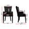 2 x Velvet Armchairs – French Provincial Style, Black