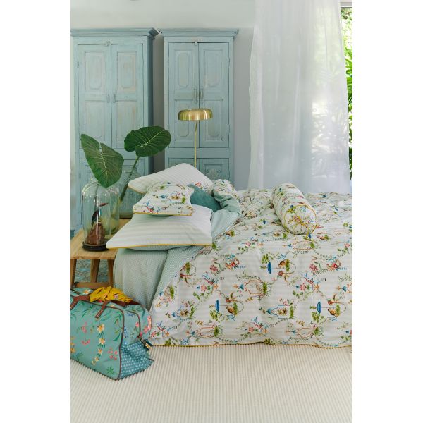 Singerie Cotton White Quilt Cover Set – Double