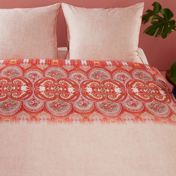 Oilily Line Flower Oilily Cotton Sateen Quilt Cover Sets – King