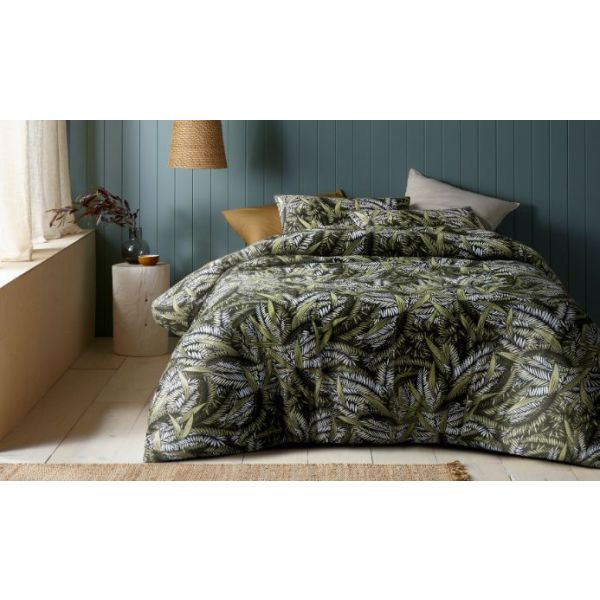 Styx Washed Cotton Printed 3 Piece Comforter Set – Queen