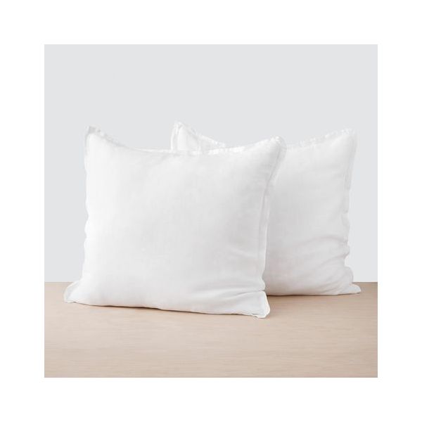 Stonewashed French Linen Cotton European Pillowcases
