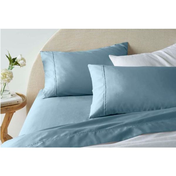 Linden 1900Tc Cotton Rich Blue Sheet Set – Queen