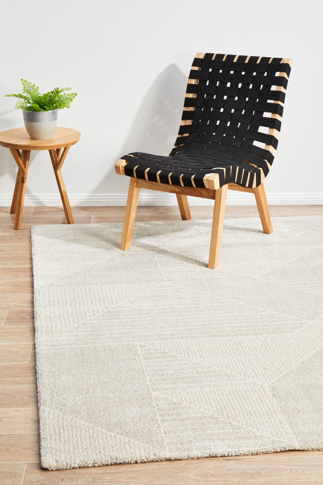 Aria Grey Modern Rug Rugs