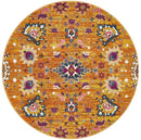 Clement Rust Modern Rug (Round) Rugs
