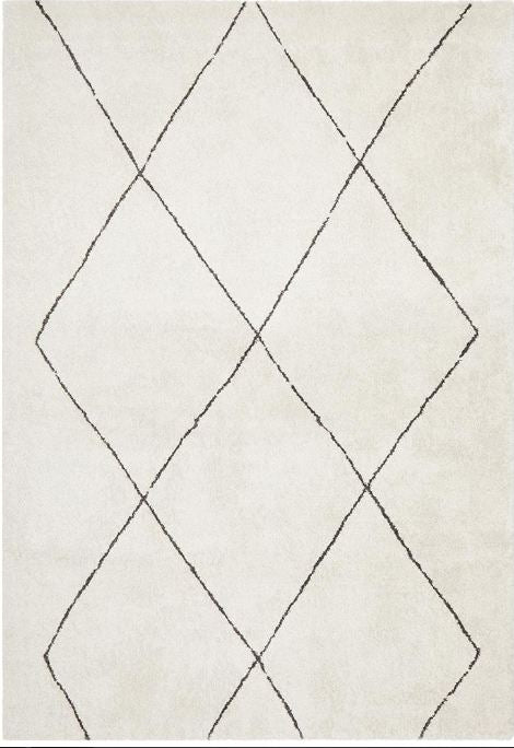 Lyra Ivory Modern Rug Rugs