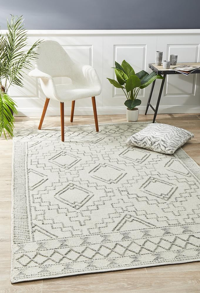 Briar Ivory Modern Rug Rugs