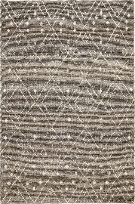 Banks Grey Modern Rug Rugs