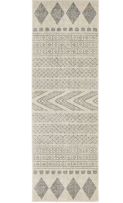 Wren Grey Modern Rug (Runner) Rugs