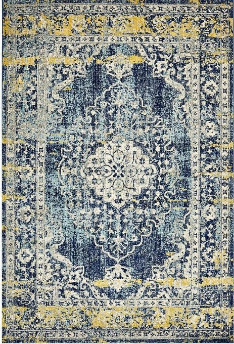 Astra Navy Modern Rug Rugs