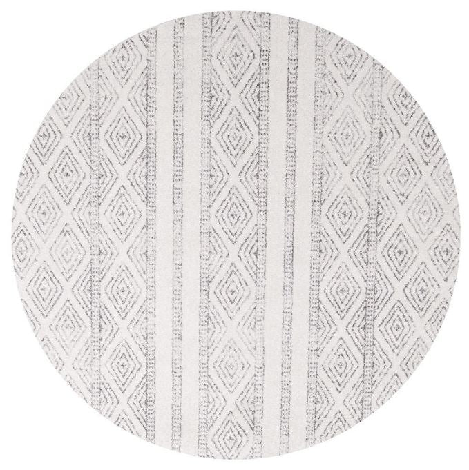 Sage Grey Modern Rug (Round) Rugs