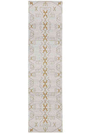 Rowan Gold Modern Rug (Runner) Rugs