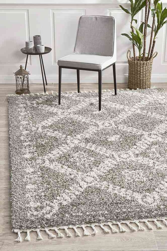 Indigo Grey Modern Rug Rugs