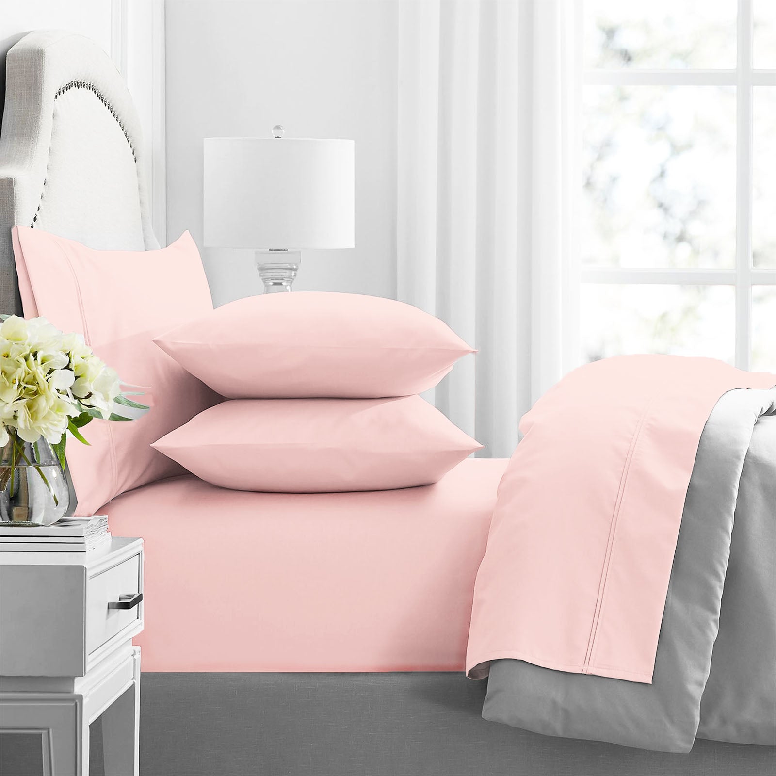 Premium 1000 Thread Count Egyptian Primrose Cotton Sheet Sets – Queen