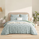 Rizz Sage Jacquard Quilt Cover Set – Double
