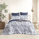 Delos Quilted Reversible /King Coverlet Set – Queen