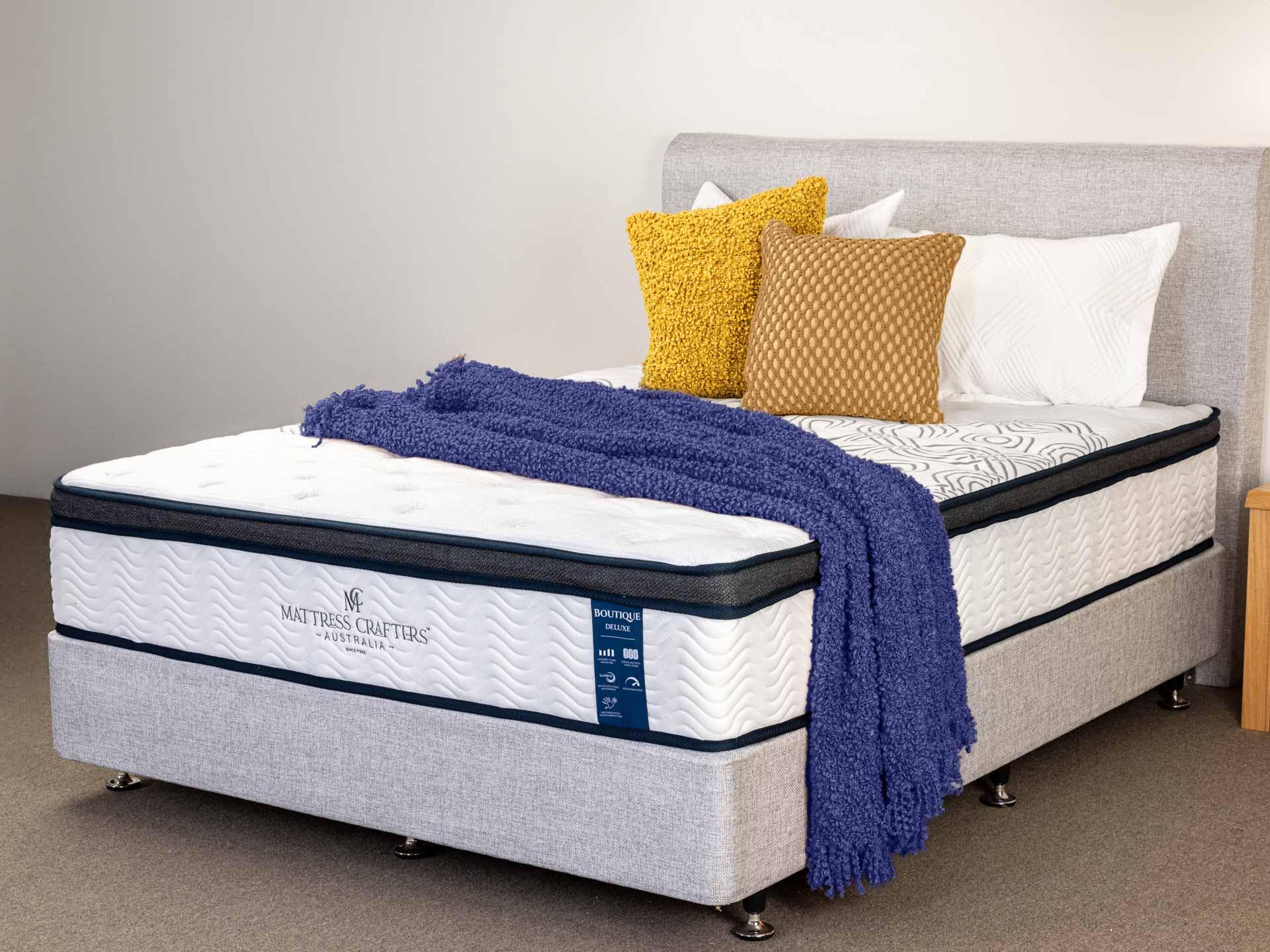 SleepCraft Euro Top Mattress – White – Single
